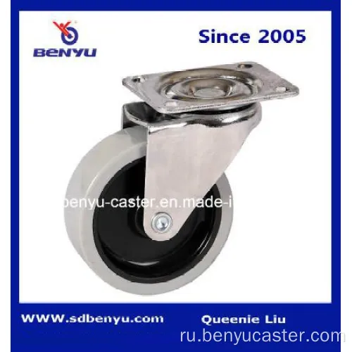 Светлый TPE PP Pustry Caster Medical Caster Wheel